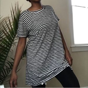 FOREVER 21 STRIPE T-SHIRT DRESS